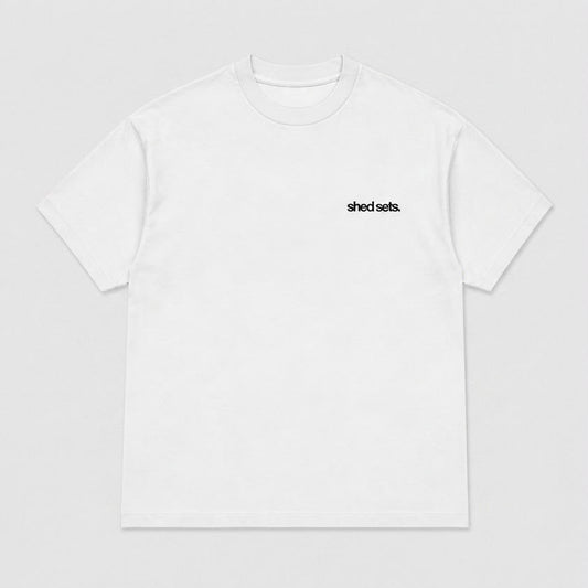 Shed Sets Graphic T-shirt (WHITE)